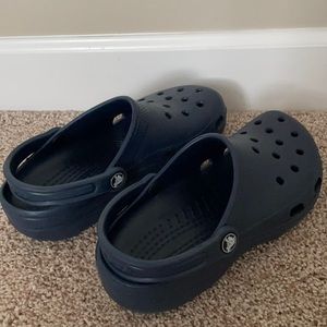 Navy Blue Crocs